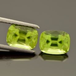 5.81cts Green Peridot Pair