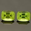 5.81cts Green Peridot Pair