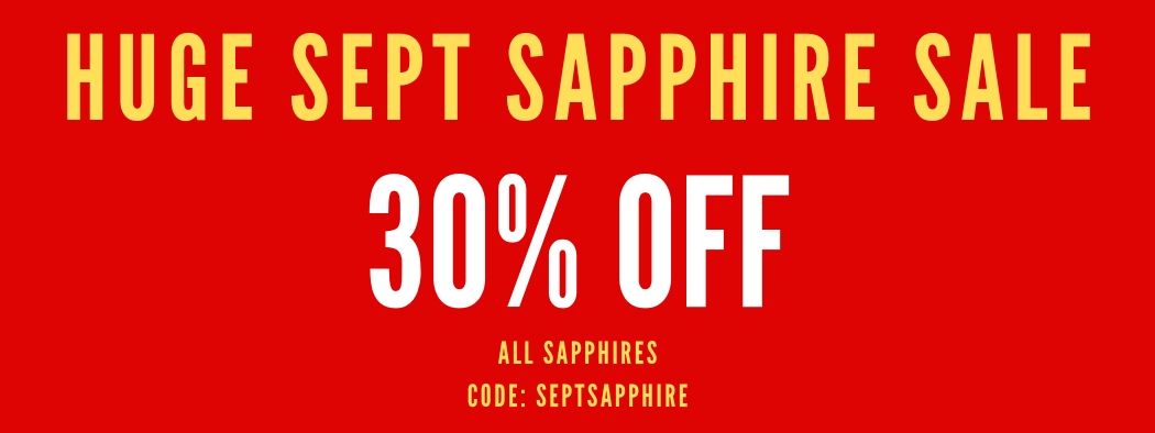 September Sapphire Sale