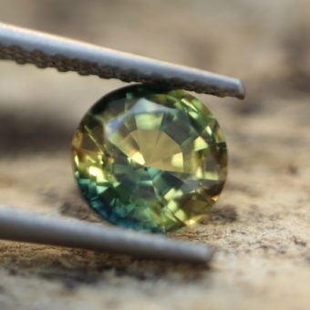 1.005 Cts Vivid Vvs Parti Sapphire -australia