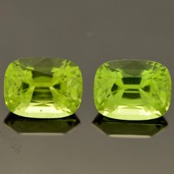 5.81cts Green Peridot Pair - Burma