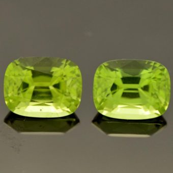 5.81cts Green Peridot Pair - Burma
